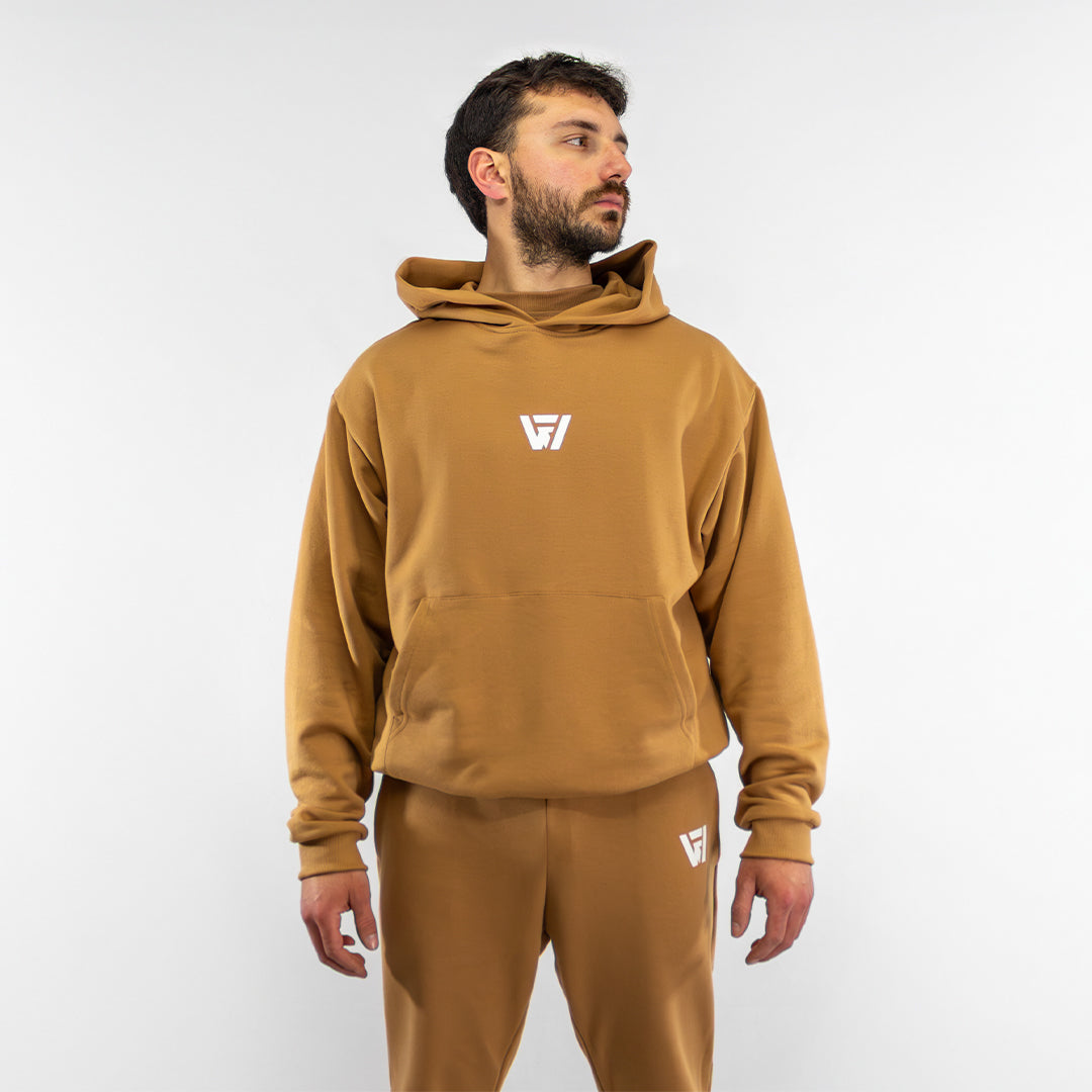 Felpa Street Workout "The Wall" - Caramello