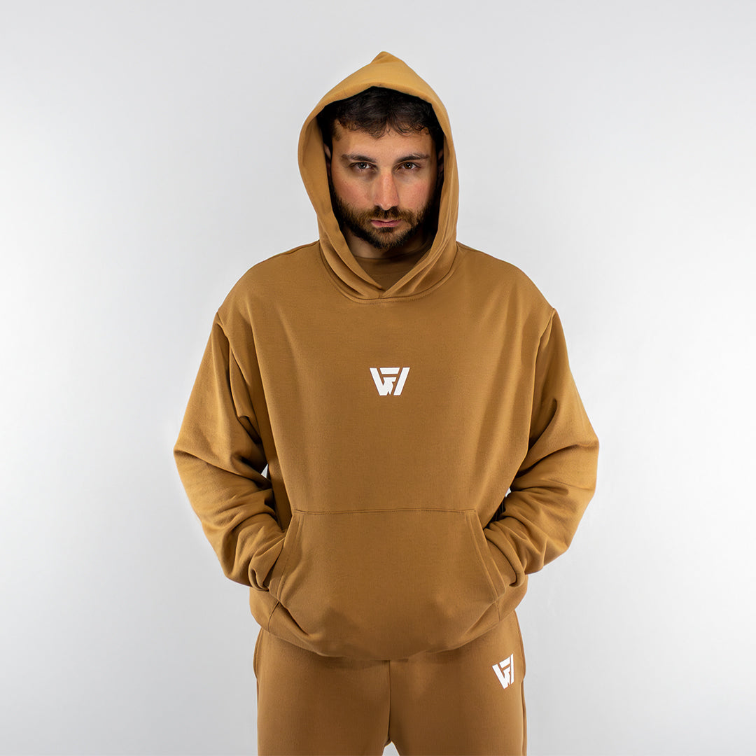 Felpa Street Workout "The Wall" - Caramello