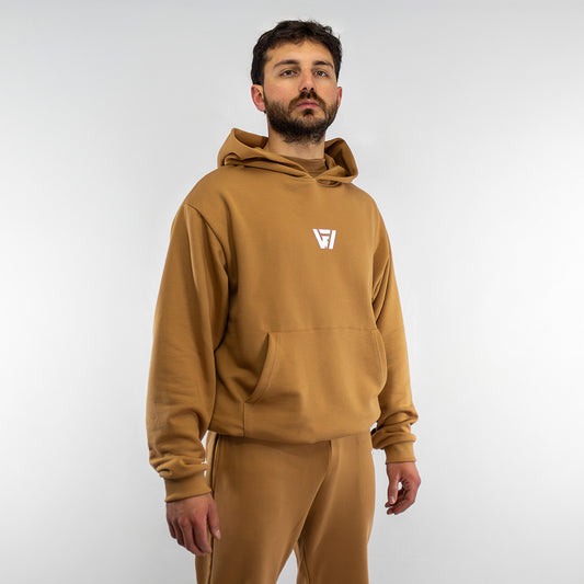 Felpa Street Workout "The Wall" - Caramello